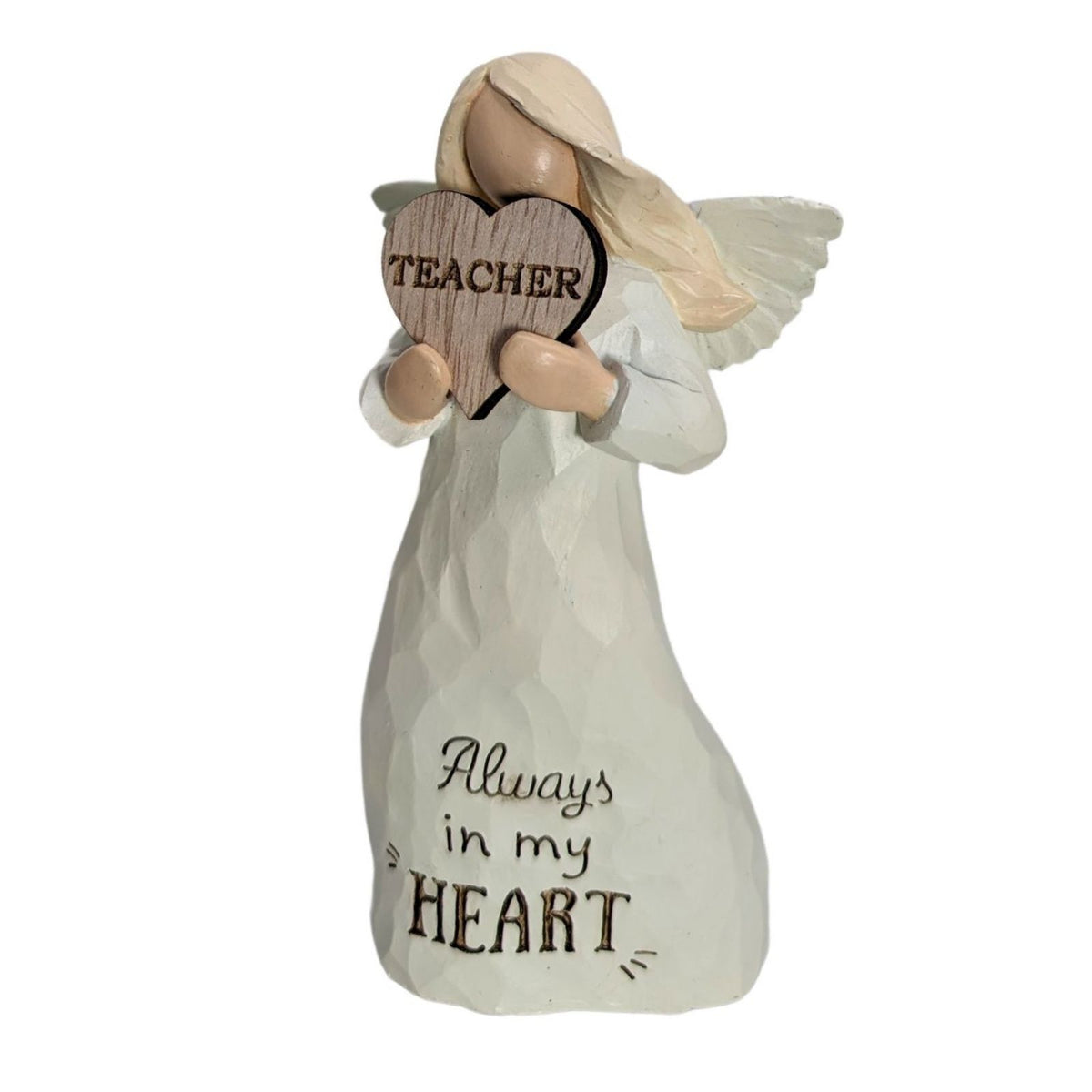 Teacher Always In My Heart Guardian Angel Figurine Sentimental Keepsake Gift