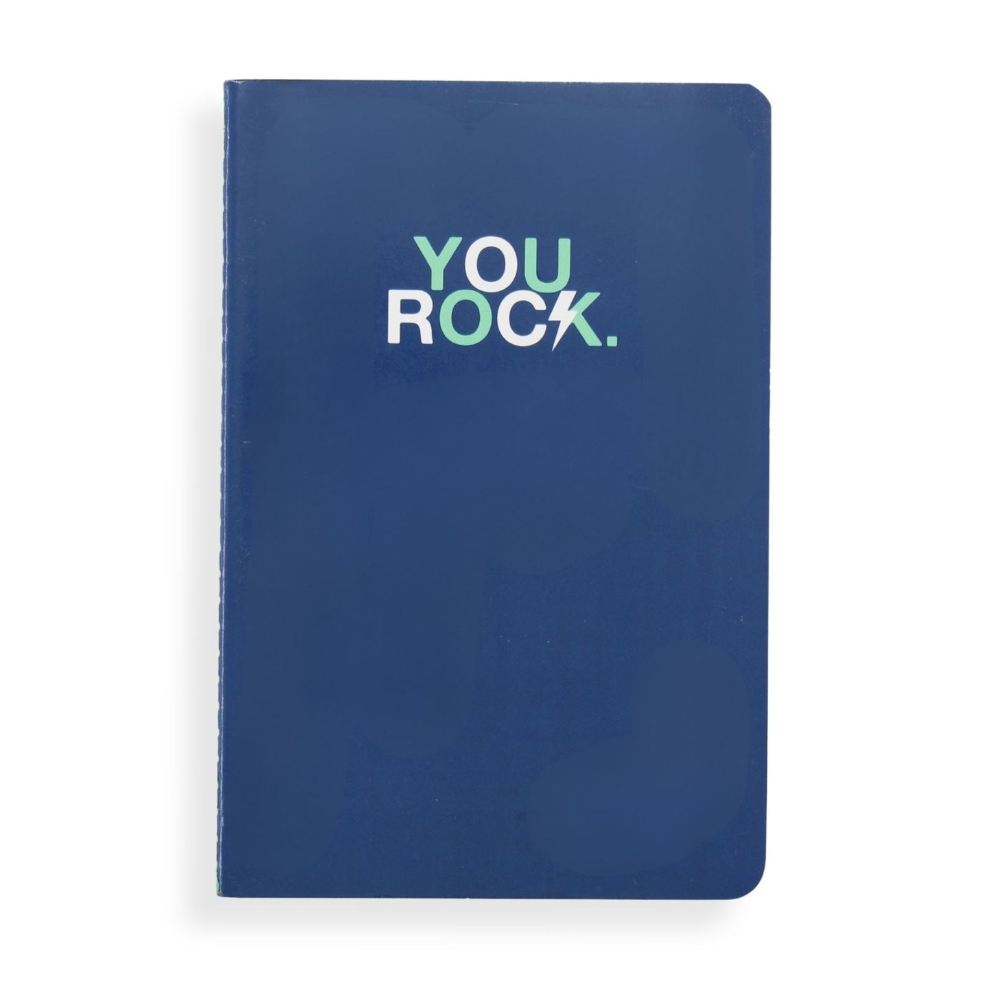 LK 'You Rock' Blue Softcover Lined A5 Notebook Fun Stationery Notes Gift