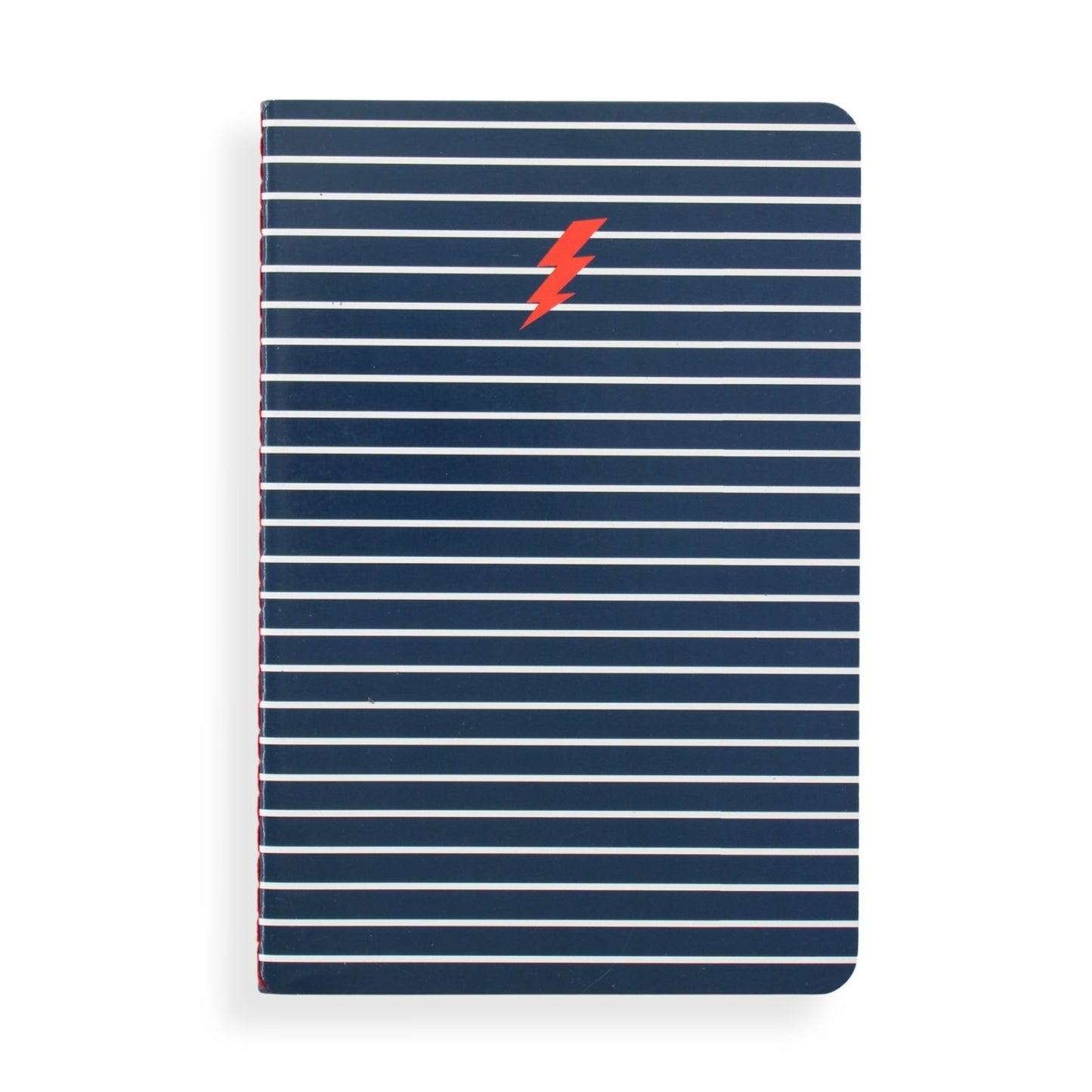 LK Blue Lightning Bolt Softcover Blank A5 Notebook Fun Stationery Notes Gift