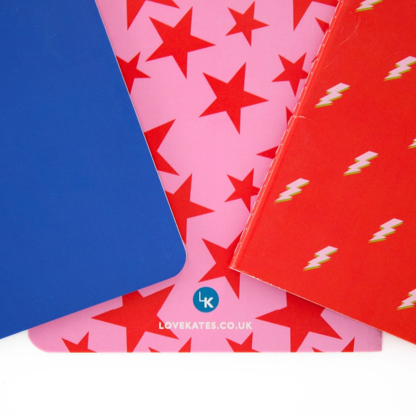 LK Inspiration Strikes Set Of 3 A5 Notebooks 2 Ruled 1 Blank In Assorted Designs