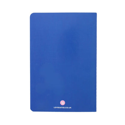 LK Blue 'Inspiration Strikes' Softcover Lined A5 Notebook Fun Stationery Gift
