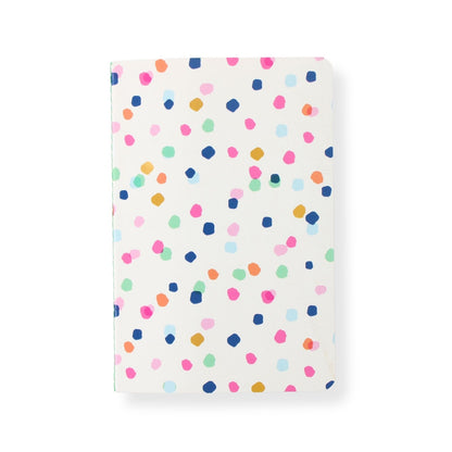 LK Colourful Polka Dots Softcover Blank A5 Notebook Fun Stationery Notes Gift