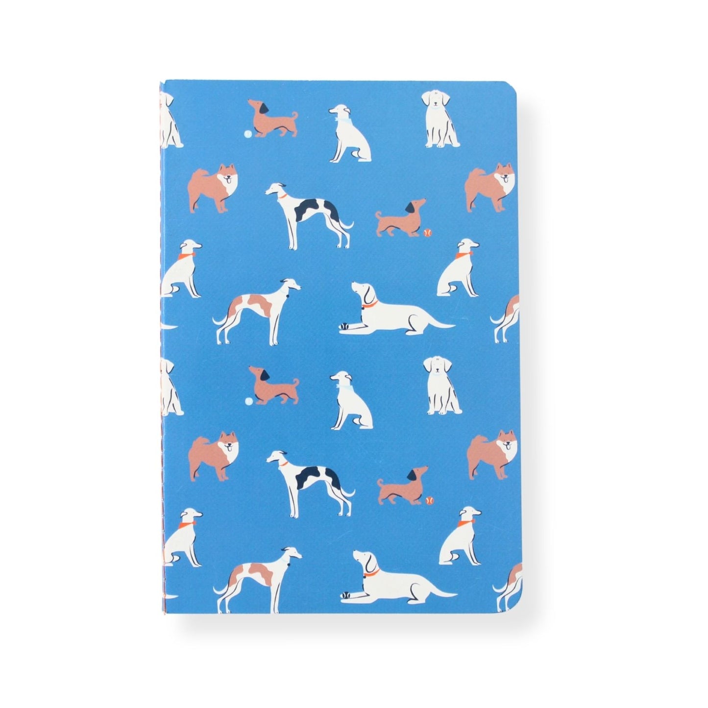 LK Blue Dog Lover Softcover Lined A5 Notebook Fun Stationery Notes Gift