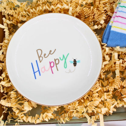 POSTED! Bee Happy Letterbox Gift For Her Feel Good Socks & Pamper Treats