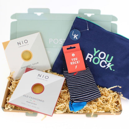 POSTED! Cheers To You Letterbox Gift For Him Includes NIO Cocktails & Treats