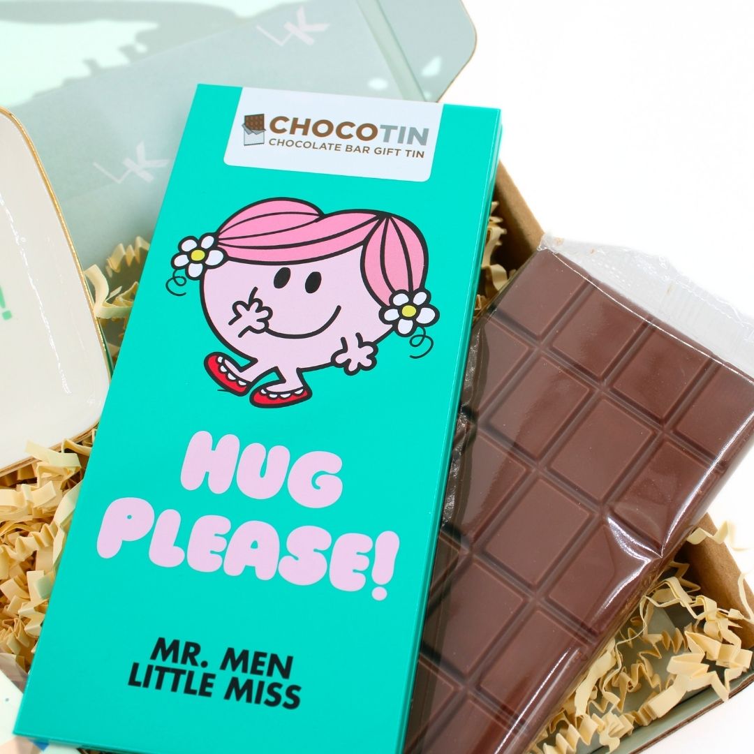 POSTED! A Hug In A Box Letterbox Gift For Her With Little Miss Hug Chocolate Tin