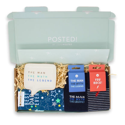 POSTED! Best Dad Ever Letterbox Gift For Legend Dad Birthday Father's Day Treats