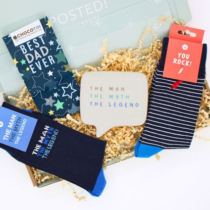 POSTED! Best Dad Ever Letterbox Gift For Legend Dad Birthday Father's Day Treats