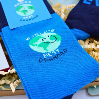 POSTED! Grandad Cheers To You Letterbox Gift Includes NIO Cocktails & Socks
