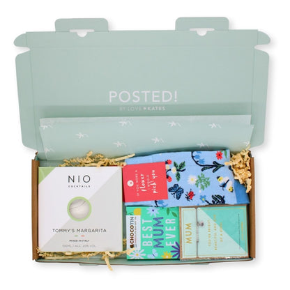 POSTED! Here's To You Mum Letterbox Gift For Mum Includes NIO Cocktail & Treats