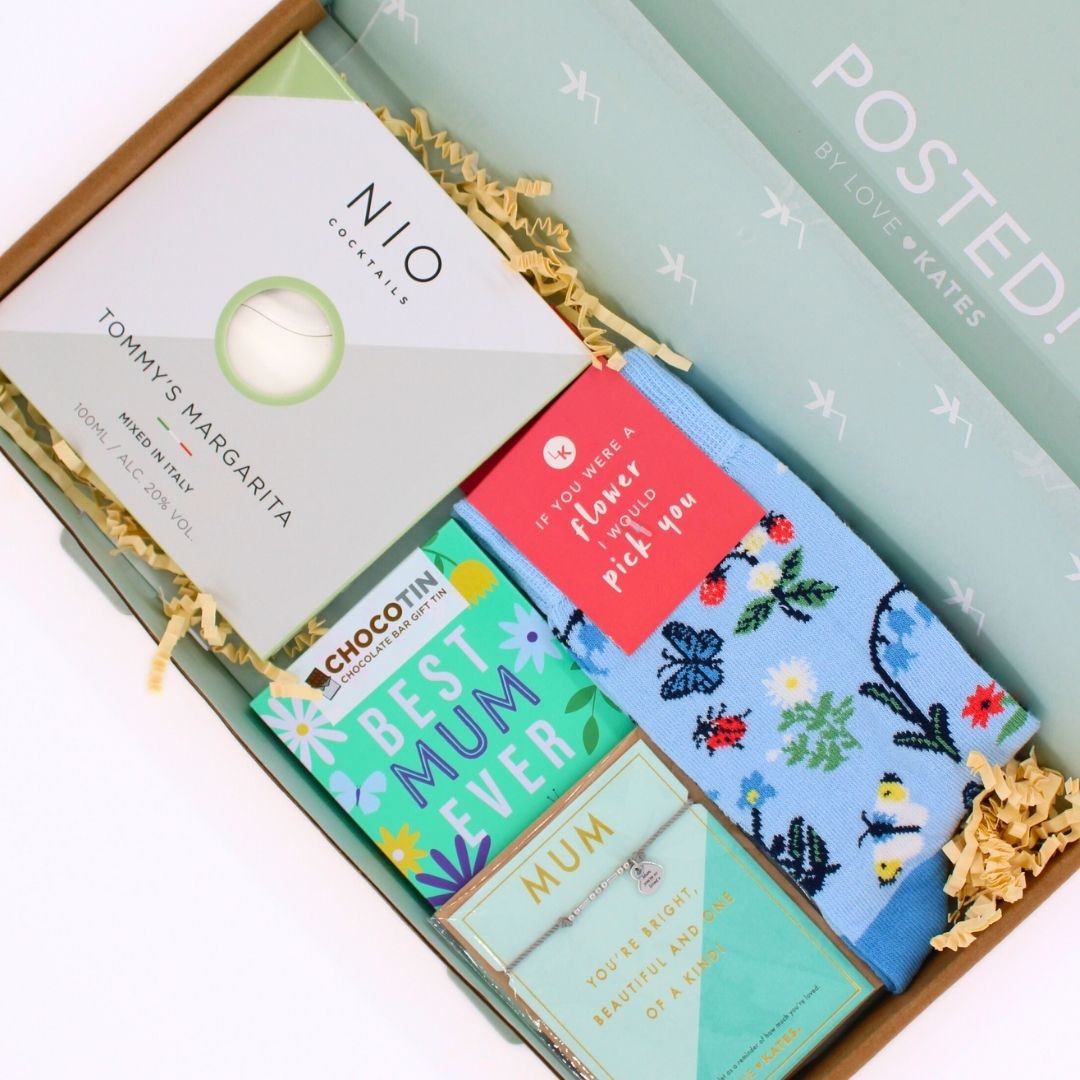 POSTED! Here's To You Mum Letterbox Gift For Mum Includes NIO Cocktail & Treats