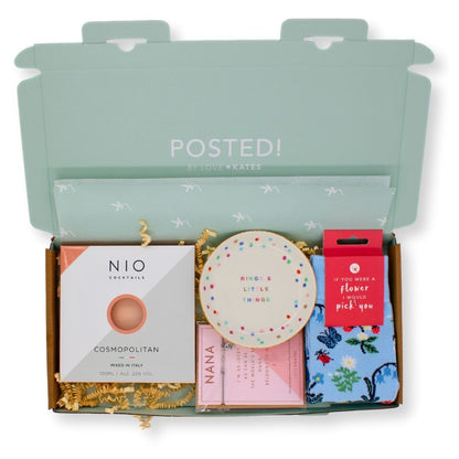 POSTED! Nana's Tipple Letterbox Gift For Nan Includes NIO Cocktail & Treats
