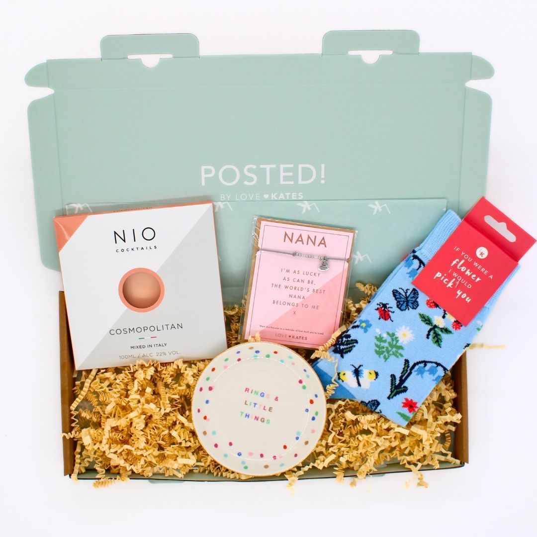 POSTED! Nana's Tipple Letterbox Gift For Nan Includes NIO Cocktail & Treats