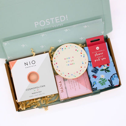 POSTED! Nana's Tipple Letterbox Gift For Nan Includes NIO Cocktail & Treats