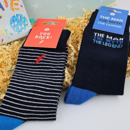 POSTED! His Birthday Celebration Letterbox Gift Includes Pop Up Treat Tray Card