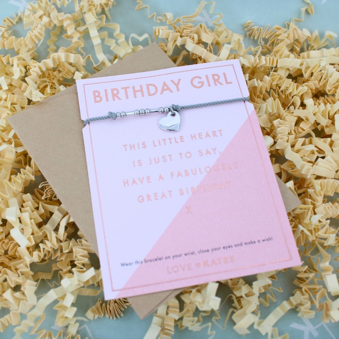 POSTED! Party Birthday Girl Letterbox Gift Includes Pop Up Party Treat Tray Card