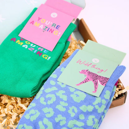 POSTED! Friend Birthday Letterbox Gift Includes Pop Up Birthday Treat Tray Card