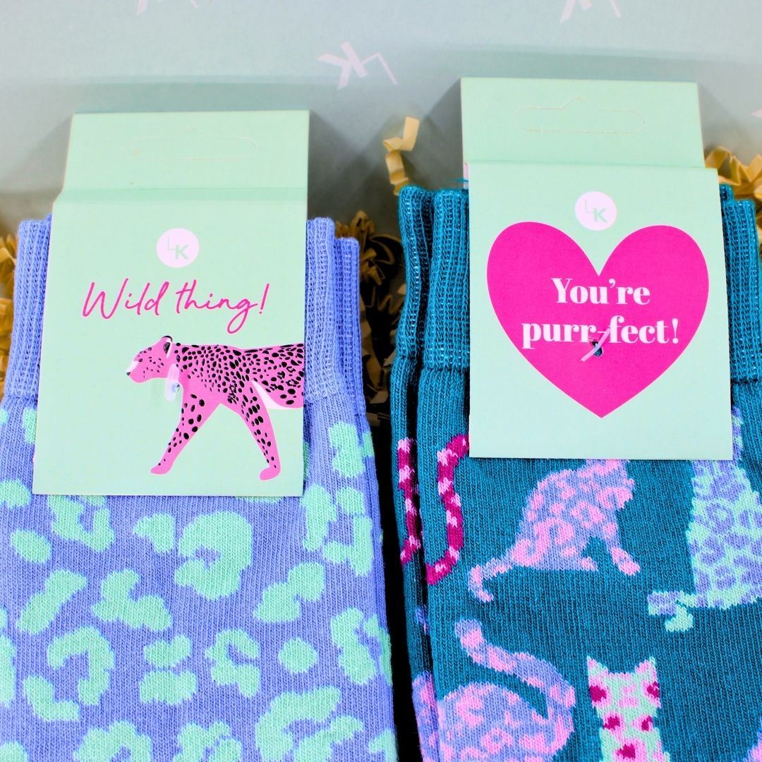 POSTED! Purrfect Birthday Letterbox Gift For Her Includes Pop Up Treat Tray Card