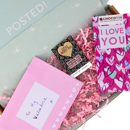 POSTED! Lots Of Love Letterbox Gift With Chocolate For Valentine's Day