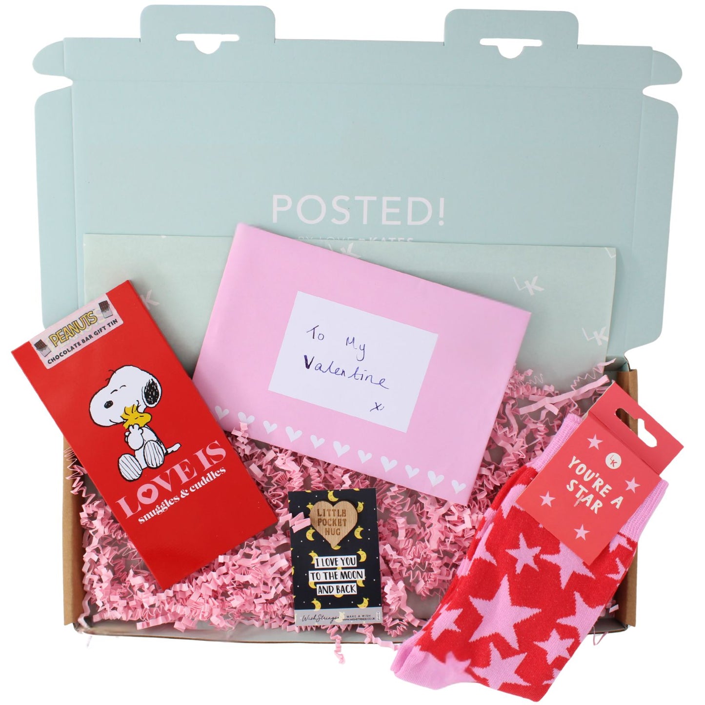POSTED! Love You To The Moon Letterbox Gift For Valentine's Day For Her