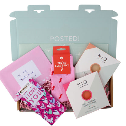 POSTED! I Love You Letterbox Gift With NIO Cocktails For Valentine's Day For Her