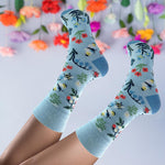 Snazzy Socks If You Were A Flower I Would Pick You Ladies Socks Size 4-7 Gift