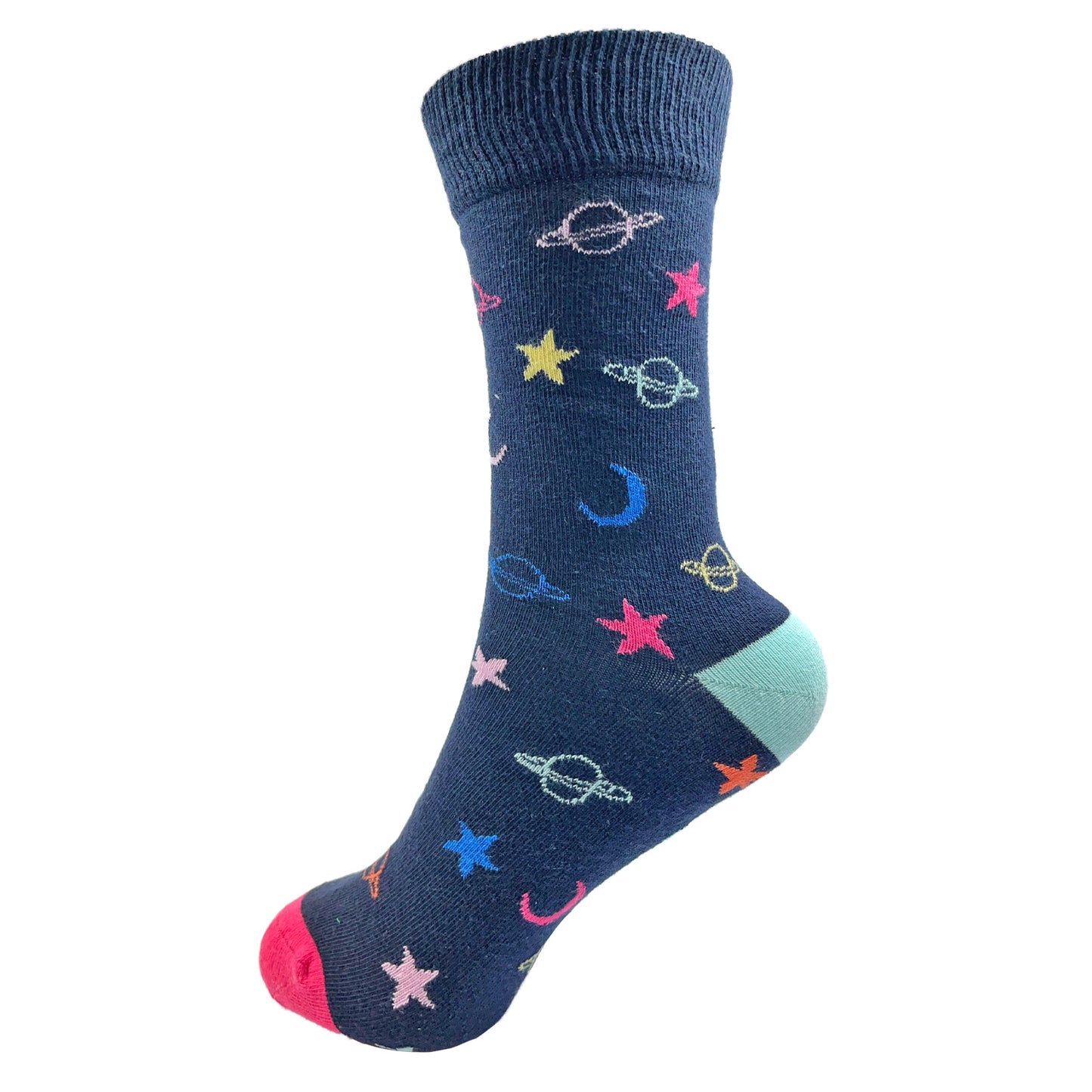 Snazzy Socks Reach For The Stars Ladies Socks Size 4-7 Novelty Sock Gift