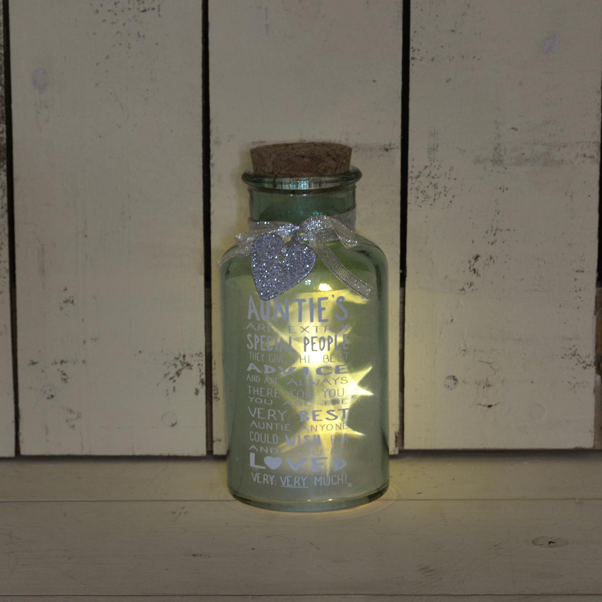 Special Auntie Light Up Jar Messages Of Love Gift
