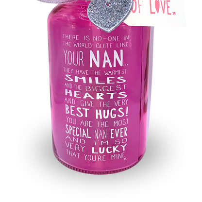 Special Nan Light Up Jar Messages Of Love Gift