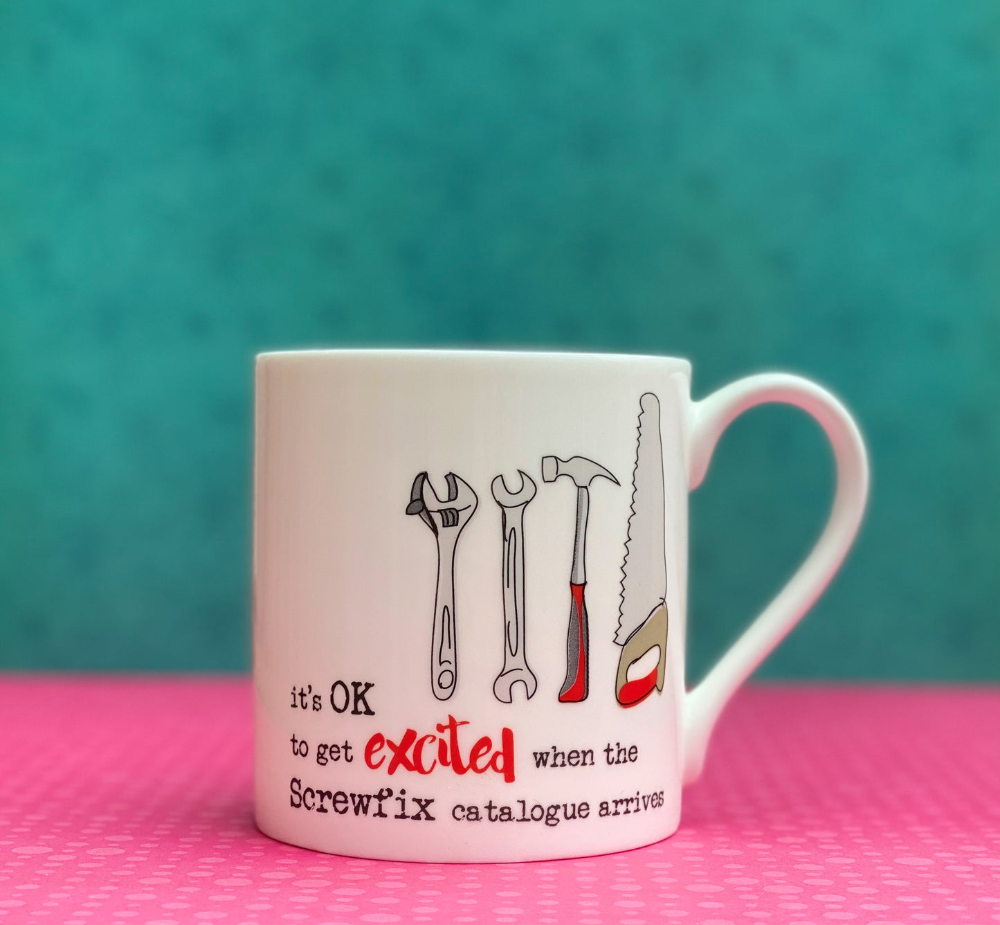 Dandelion Stationery Screwfix Catalogue Tool Time Mug Funny Gift Idea