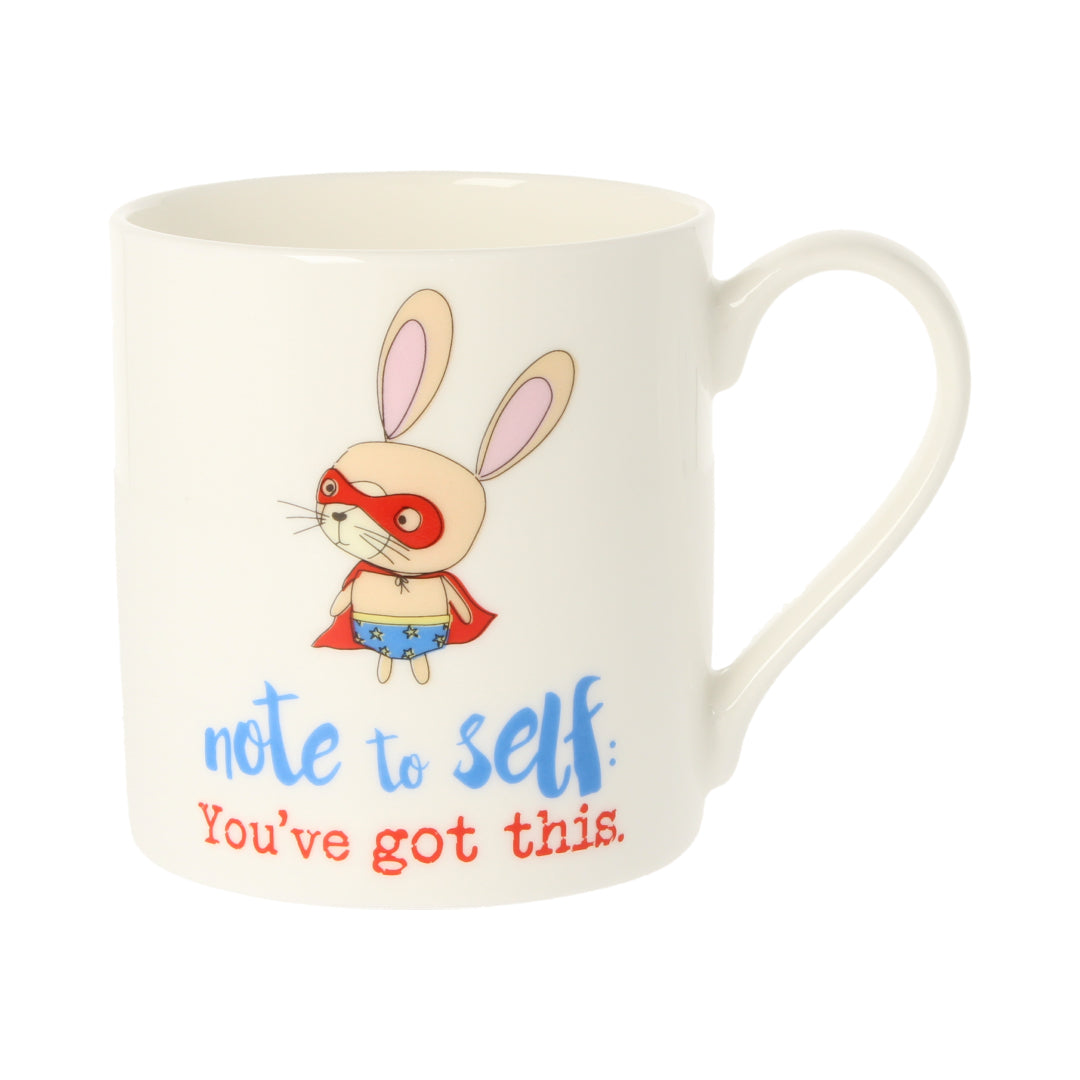 Dandelion Stationery Positive Pants Super Bunny Good Luck Mug Funny Gift Idea