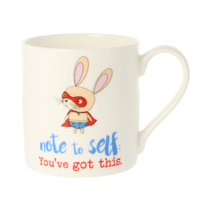 Dandelion Stationery Positive Pants Super Bunny Good Luck Mug Funny Gift Idea