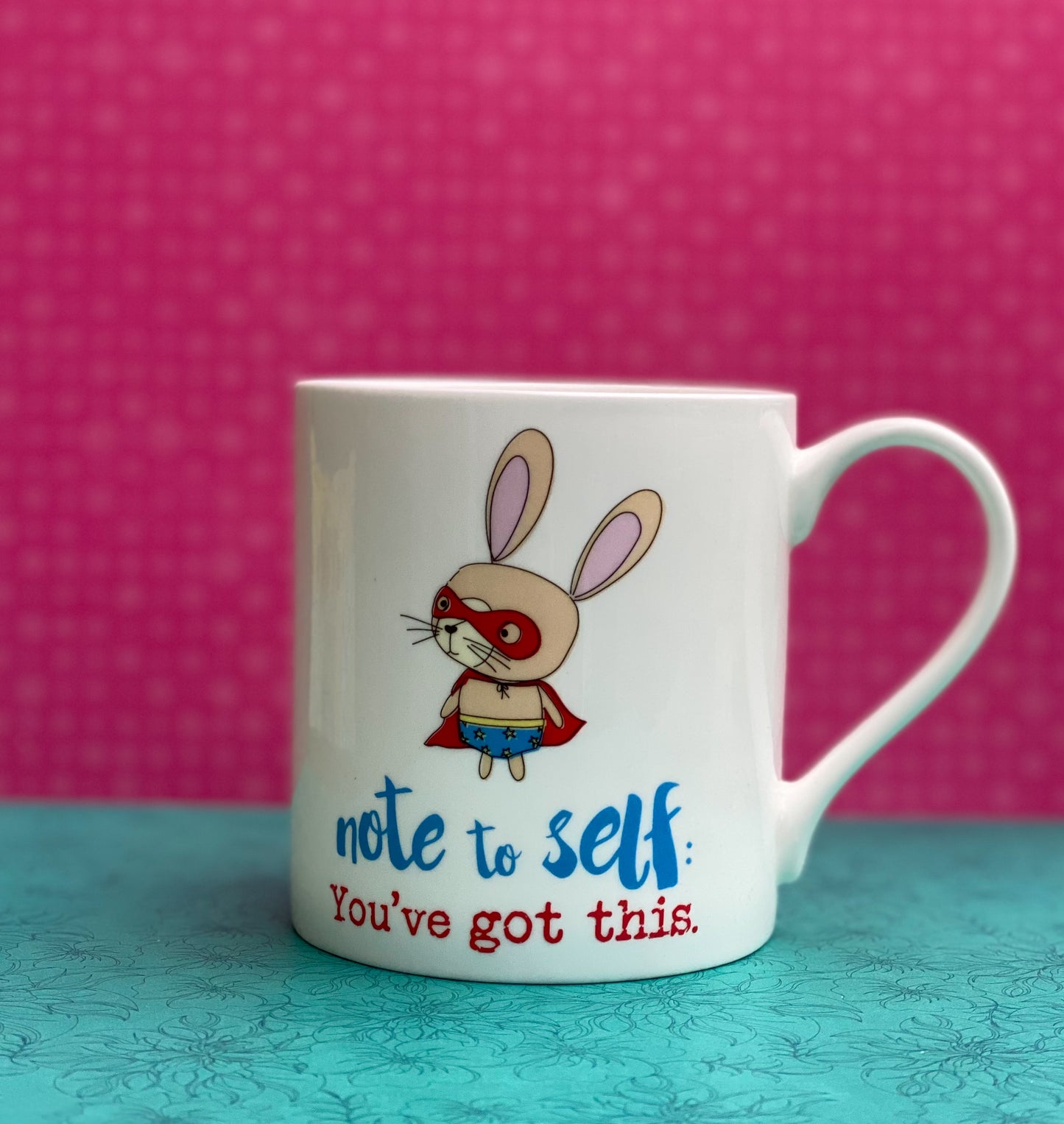 Dandelion Stationery Positive Pants Super Bunny Good Luck Mug Funny Gift Idea