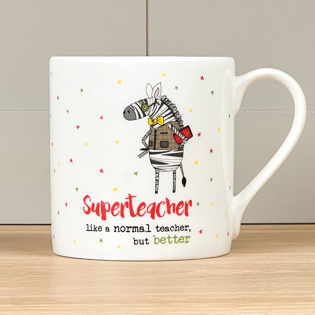 Dandelion Stationery Superteacher Thanks Teacher Thank You Mug Funny Gift Idea