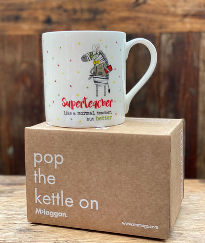 Dandelion Stationery Superteacher Thanks Teacher Thank You Mug Funny Gift Idea
