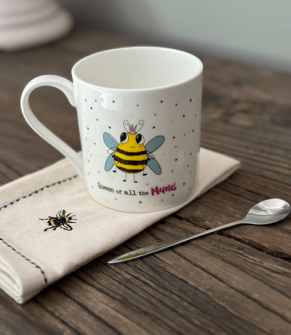 Dandelion Stationery Queen Of All The Mums Buzzing Royalty Mug Funny Gift Idea