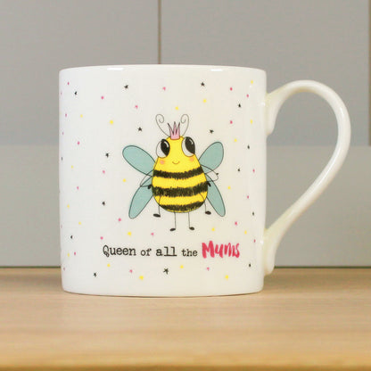 Dandelion Stationery Queen Of All The Mums Buzzing Royalty Mug Funny Gift Idea
