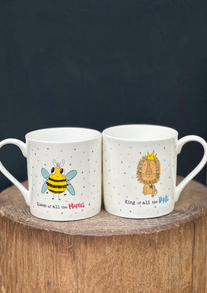 Dandelion Stationery Queen Of All The Mums Buzzing Royalty Mug Funny Gift Idea