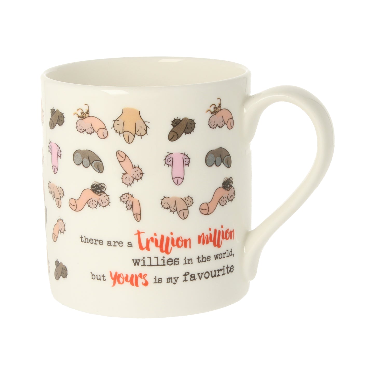 Dandelion Stationery Trillion Million Willies Fave Willy Mug Funny Gift Idea