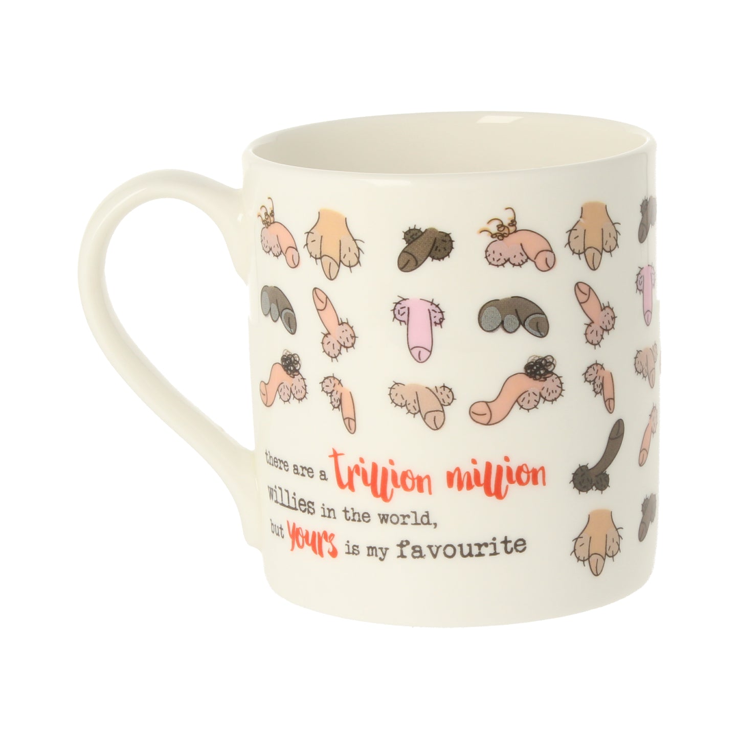 Dandelion Stationery Trillion Million Willies Fave Willy Mug Funny Gift Idea