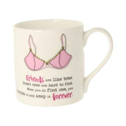 Dandelion Stationery Friends Are Like Bras Breasties Forever Mug Funny Gift Idea