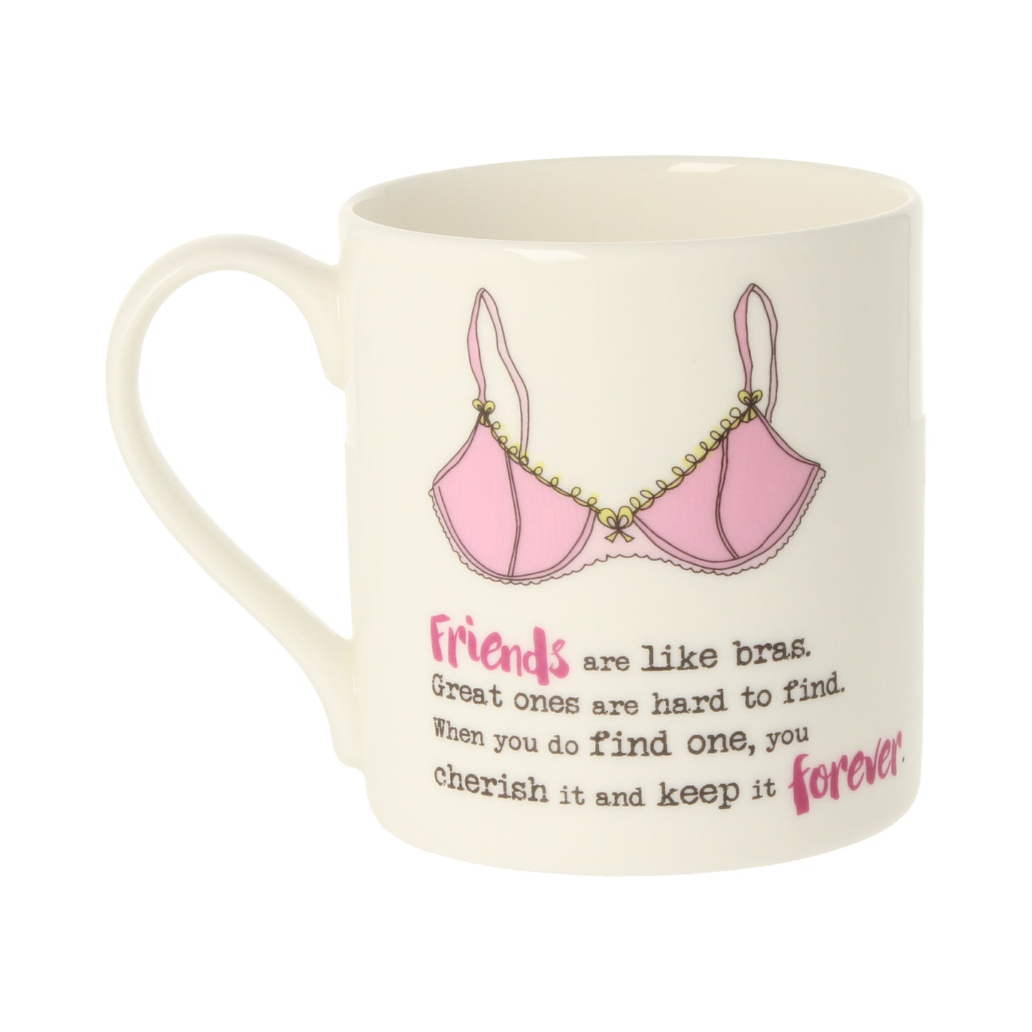 Dandelion Stationery Friends Are Like Bras Breasties Forever Mug Funny Gift Idea