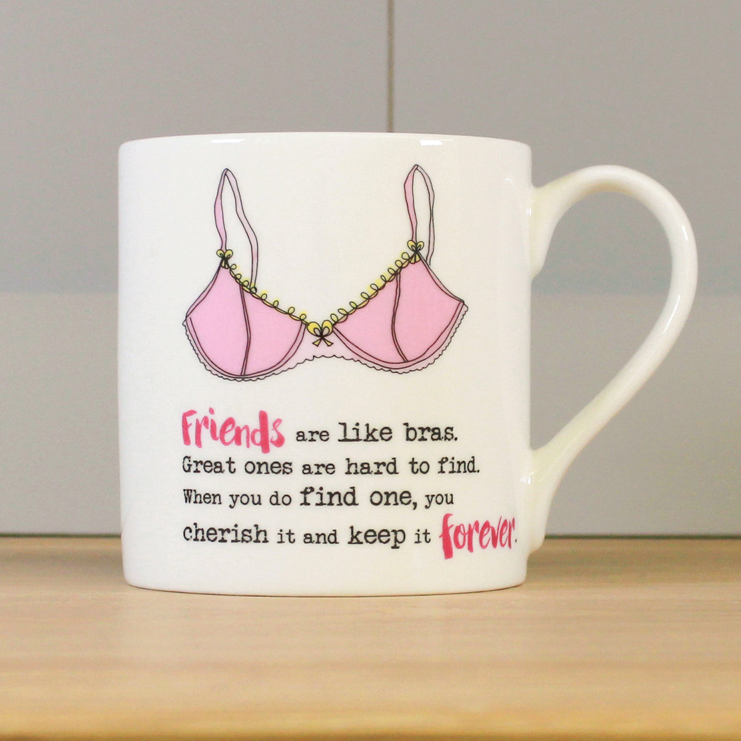 Dandelion Stationery Friends Are Like Bras Breasties Forever Mug Funny Gift Idea