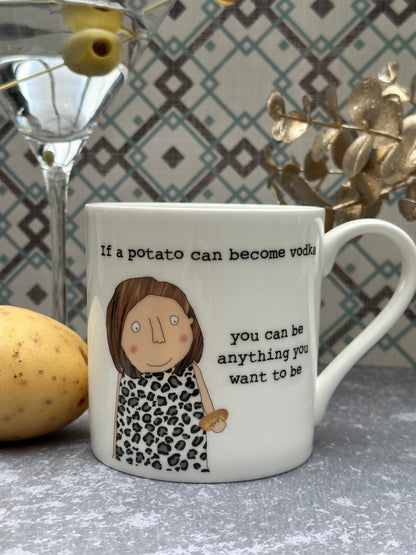 Rosie Made A Thing Potato Vodka Spudspiration Mug Funny Gift Idea