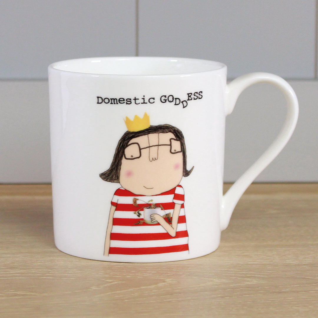 Rosie Made A Thing Domestic Goddess Plant Lady Perfection Mug Funny Gift Idea