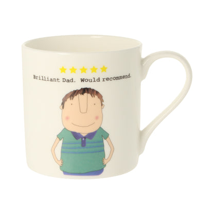 Rosie Made A Thing Brilliant Dad 5 Star Would Recommend Mug Funny Gift Idea