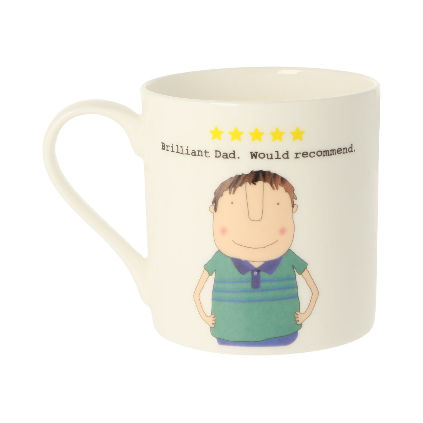 Rosie Made A Thing Brilliant Dad 5 Star Would Recommend Mug Funny Gift Idea