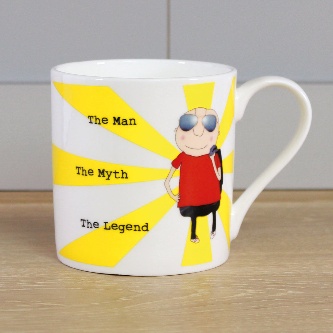 Rosie Made A Thing Man, Myth Legend Status Mug Funny Gift Idea