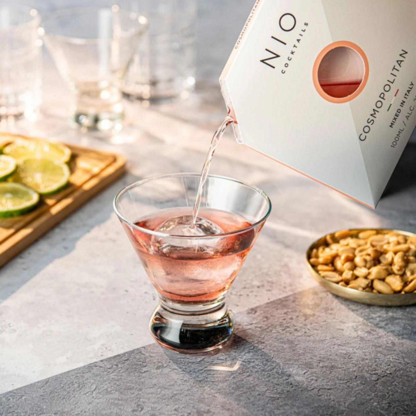 NIO Cocktails Cosmopolitan Ready To Drink Cocktail Letterbox Alcohol Gift Idea