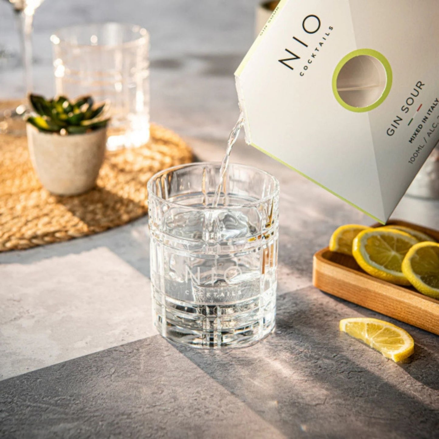 NIO Cocktails Gin Sour Ready To Drink Cocktail Letterbox Alcohol Gift Idea